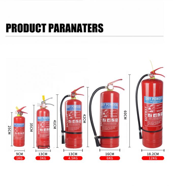 SAFEWAY熱い販売9KG ABC 40%dryの粉の消火器の消火